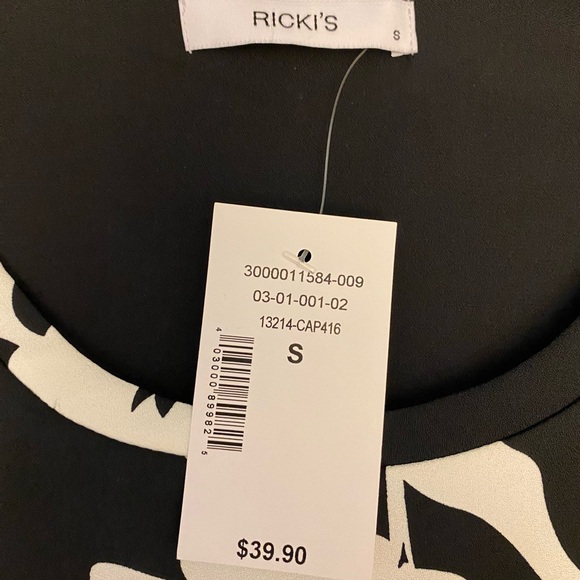 Rickis floral cap sleeve blouse - Picture 7 of 10